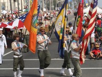 Huntington Beach Parade - Boy Scouts Honor Guard