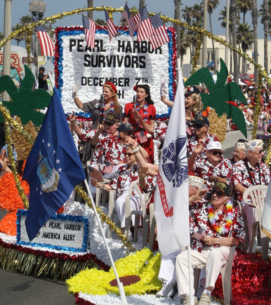 Huntington Beach Parade Pearl Harbor Survivors Huntington Beach Parade